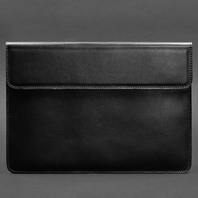Кожаный чехол-конверт на магнитах для MacBook Pro 16" Черный