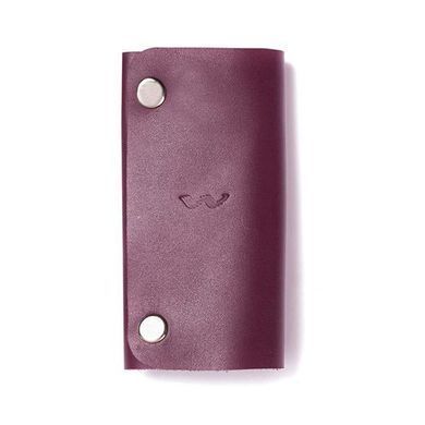 Шкіряна ключниця Key Keeper бордова, Бордовый, Натуральна шкіра