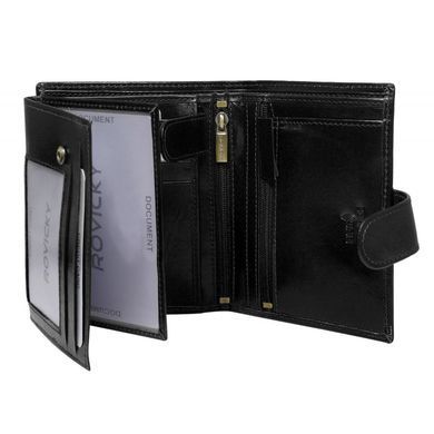 Кошелек мужской кожаный ROVICKY N575L-RVTP-3081 черный