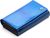 Синій лаковий гаманець з великою монетницею і блоком для карт ST Leather S9001A, Синий