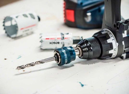 Адаптер Bosch Power-Change Plus з 6-гранним хвостовиком 3/8" 8,7 мм, з свердлом HSS-Co &Oslash; 7,15x65 мм