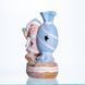 Новогодняя декоративная фигурка с подсветкой 12&times;9&times;20.5 см Новогодний декор Ребёнок с конфетой из фарфора CR-6-12