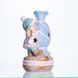 Новогодняя декоративная фигурка с подсветкой 12&times;9&times;20.5 см Новогодний декор Ребёнок с конфетой из фарфора CR-6-12