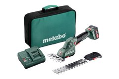 Metabo Ножиці для трави акумуляторні POWERMAXX SGS 12 Q, Li-Power 18В 1*2.0Аг, лезо 11.5 см, + насадка для
