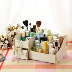 Органайзер комод для косметики настільний 27х15х13см, Білий
