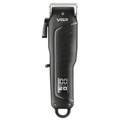 Машинка для стрижки LED професійна з насадками VGR V-683