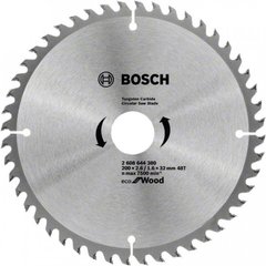 Пиляльний диск Bosch Eco for Wood 200x2,6x32-48T (2608644380)