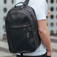 Мужской городской рюкзак для ноутбука и документов из натуральной кожи Tiding Bag B2-865-12A