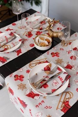 Новогодняя салфетка на стол NOEL 35х45см