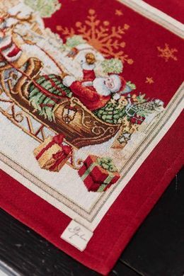 Гобеленовая салфетка новогодняя PRESENT 30х50