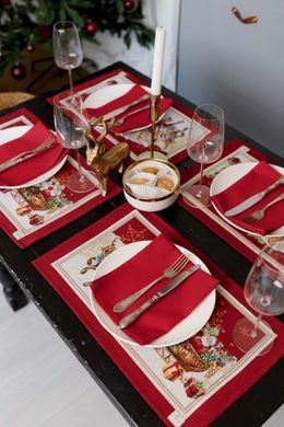 Гобеленовая салфетка новогодняя PRESENT 30х50