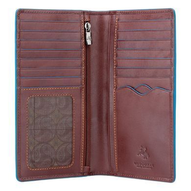 Кошелек мужской кожаный Visconti ALP88 Jean-Paul с RFID Italian Brown