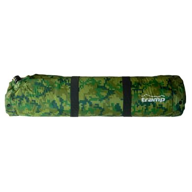 Килимок самонадувний Tramp з можливістю зістібання camo 185х65х5 UTRI-007