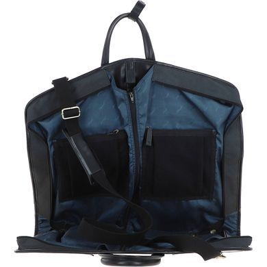 Портплед мужской кожаный Ashwood 8145 BLK черный