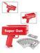 Пістолет, який стріляє грошима Super Money Gun, Червоний