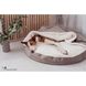 Лежак для собак Lounge Silver 100x100х11см