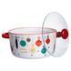 Супница фарфоровая Merry Christmas новогодняя 800 (мл) с крышкой Yiwu FM-CS-9B