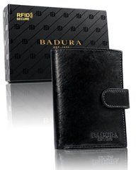 Гаманець чоловічий шкіряний Badura B-N74L-MIL NERO