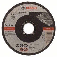 Коло отрезное Bosch Standard for Inox Rapido 115 х 1,0 мм (2608603169)