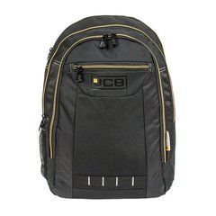 Рюкзак текстильний із відділенням для ноутбука 15" JCB BP16 (Black/Yellow) чорний