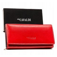 Гаманець жіночий шкіряний 4U CAVALDI RD-12-GCL-6059 червоний