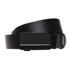 Автоматичний чоловічий пасок з пряжкою115-125&times;3.5 / ремінь на штани Borsa Leather, чорний, Черный