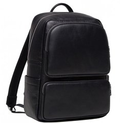 Чоловічий шкіряний рюкзак для ноутбука та поїздок Tiding Bag 89396 чорний