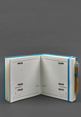 Кук-бук для запису рецептів Книга кулінарних секретів в блакитній обкладинці
