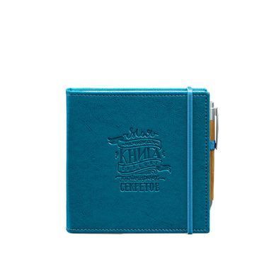 Кук-бук для запису рецептів Книга кулінарних секретів в блакитній обкладинці