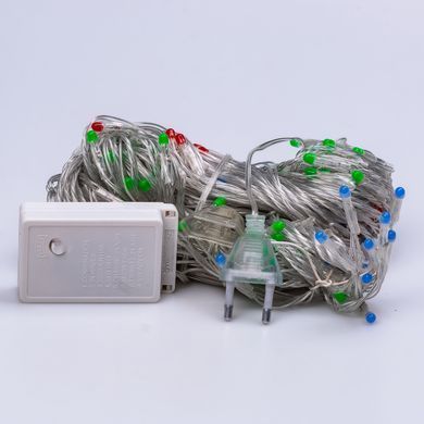 Гирлянда штора 3х2 м 144 LED светодиодная медный провод 16 нитей ZWM2320LEDML