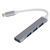 Розгалужувач hub TYPE-C USB 3.0 хаб 4 порти, серый
