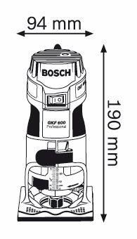 Фрезер для обробки країв Bosch GKF 600 KIT