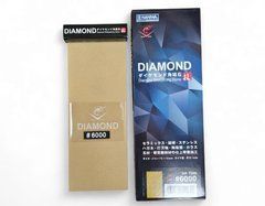 Точильний алмазний камінь водний 6000 grit (EXTRAFINE), NANIWA DR-7560 210x75x16 мм, 1mm diamond, 0.7 Kg