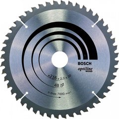 Пиляльний диск Bosch Optiline Wood 216×30 мм 48 зубів (2608640432)