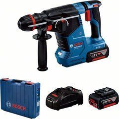 Акумуляторний перфоратор Bosch GBH 187-LI ONE Chuck SDS-Plus (0611923121) (18В 5 А/Ч, ЗУ + кейс)