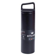 Термос металевий 500 мл Bottle Sport з вакуумною ізоляцією чорний HPGM5009B