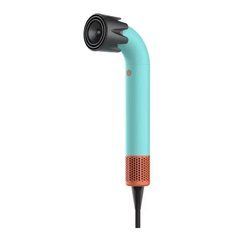 Фен стайлер Super Hairdryer мультистайлер 1600 Вт прилад для волосся з холодним гарячим повітрям 4 насадки Блакитний HP-3PBL