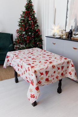 Новогодняя скатерть на стол NOEL 180х136 см
