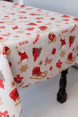 Новогодняя скатерть на стол NOEL 180х136 см