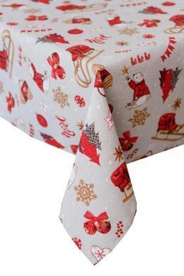 Новогодняя скатерть на стол NOEL 180х136 см