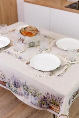 Гобеленова скатертина на стіл Provence 95х100 см, 100, Пасха, 95х100 см