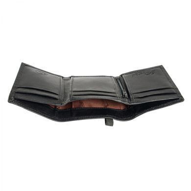 Гаманець чоловічий шкіряний Ashwood 1265 VT BLACK чорний