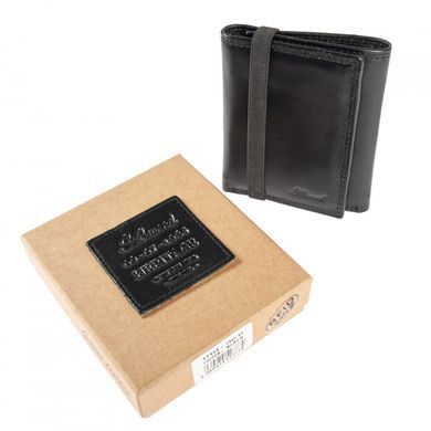 Гаманець чоловічий шкіряний Ashwood 1265 VT BLACK чорний