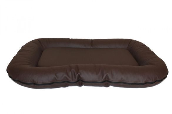 Лежак для Собак Ponton Chocolate екошкіра вологостійкий М - 80х60х10см