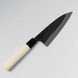 Ніж кухонний Funayuki 165 мм, широкий, Shirogami steel #2, рукоятка магнолія, HANAKUMAGAWA (4580149741089)