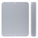Коврик силиконовый нескользящий для сушки посуды 30*40см Gray