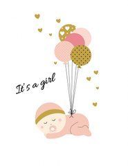 Постер в рамке It is girl 30х40 см