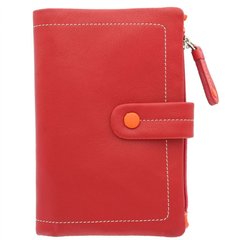 Женский кожаный кошелек Visconti M87 Malibu RED MULTI