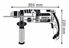 Дриль ударний Bosch GSB 21-2 RE (швидкозажимний патрон)