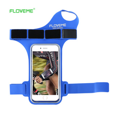 Чехол для телефона на руку универсальный 4-5 дюймов FLOVEME YXF12719-3 синий